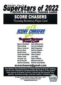 4182 - Score Chasers - Thursday Residency Player Card