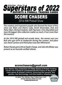 4184 - Score Chasers - 2016 NW Pinball Show