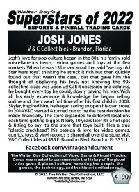 4190 - Josh Jones - V & C Collectibles- Brandon Florida