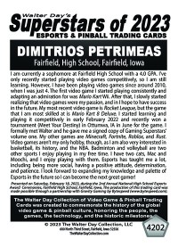 4202 - Dimitrios Petrimeas - Fairfield High School - National Esports Awards Ceremonies