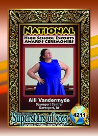 4211 - Alli Vandermyde - Davenport High School - NATIONAL ESPORTS AWARDS CEREMONIES