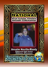 4215 - Anselm Neville Rhody - Edgewood High School - NATIONAL ESPORTS AWARDS CEREMONIES