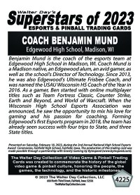 4225 - Coach Benjamin Mund - Edgewood High School - NATIONAL ESPORTS AWARDS CEREMONIES