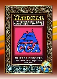 4226 - Clipper Esports - Clear Creek Amana High School - NATIONAL ESPORTS AWARDS CEREMONIES