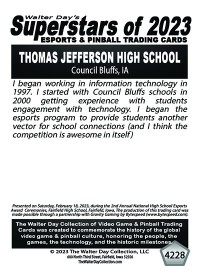 4228 - Jackets Esports - Thomas Jefferson High School - NATIONAL ESPORTS AWARDS CEREMONIES