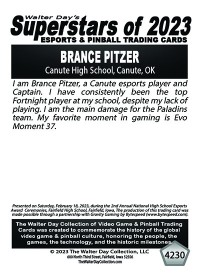 4230 - Brance Pitzer - Canute High School - NATIONAL ESPORTS AWARDS CEREMONIES