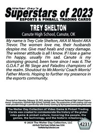4231 - Trey Shelton - Canute High School - NATIONAL ESPORTS AWARDS CEREMONIES