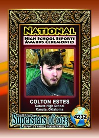 4232 - Colton Estes - Canute High School - NATIONAL ESPORTS AWARDS CEREMONIES