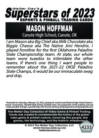4233 - Mason Hoffman - Canute High School - NATIONAL ESPORTS AWARDS CEREMONIES