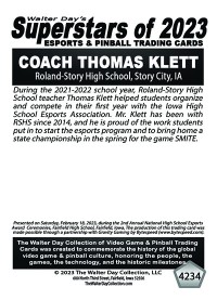 4234 - Coach Thomas Klett - Roland-Story High School - NATIONAL ESPORTS AWARDS CEREMONIES