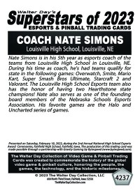 4237 - Coach Nate Simons - Louisville High School - NATIONAL ESPORTS AWARDS CEREMONIES