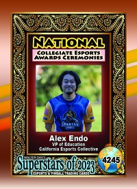 4245 - Alex Endo - VP of Education - California Esports Collective - NATIONAL ESPORTS AWARDS CEREMONIES