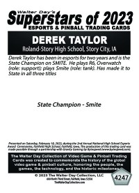 4247 - Derek Taylor - Roland-Story High School - NATIONAL ESPORTS AWARDS CEREMONIES