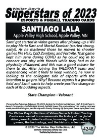 4248 - Santiago Lala - Apple Valley High School - NATIONAL ESPORTS AWARDS CEREMONIES