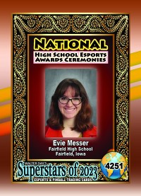 4251 - Evie Messer - Fairfield High School - NATIONAL ESPORTS AWARDS CEREMONIES