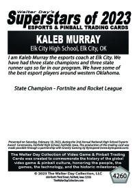 4260 - Coach Kaleb Murray - Elk City High School - NATIONAL ESPORTS AWARDS CEREMONIES