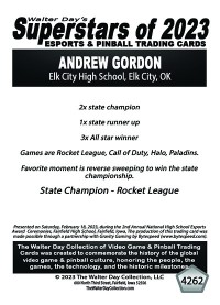 4262 - Andrew Gordon - Elk City High School - NATIONAL ESPORTS AWARDS CEREMONIES