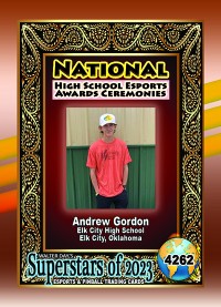 4262 - Andrew Gordon - Elk City High School - NATIONAL ESPORTS AWARDS CEREMONIES