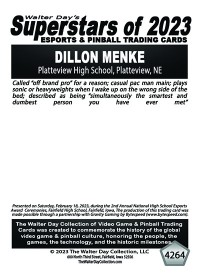 4264 - Dillion Menke - Platteview High School - NATIONAL ESPORTS AWARDS CEREMONIES