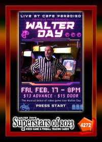 4272 - February 17, 2023 - Live at Cafe Paradiso - Fairfield Muse Presents Walter Day