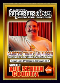 4286 - Carsten Tommy Lauridsen - DK Kill Screen Champion