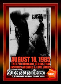 4816 - The Epic Romance Begins that inspires Arcades & Love Songs - August 18, 1985