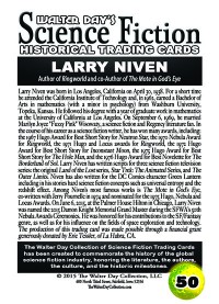 0050 Larry Niven - Tessler Edition