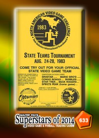 0633 - Twin Galaxies Poster - 1983 State Teams Tournament