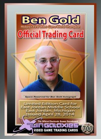 0700c - Ben Gold - East Jordan Middle School - Rare Card