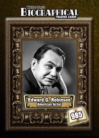 0985 Edward G. Robinson